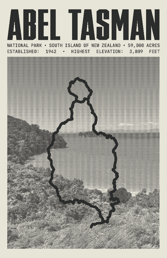 Abel Tasman National Park Poster