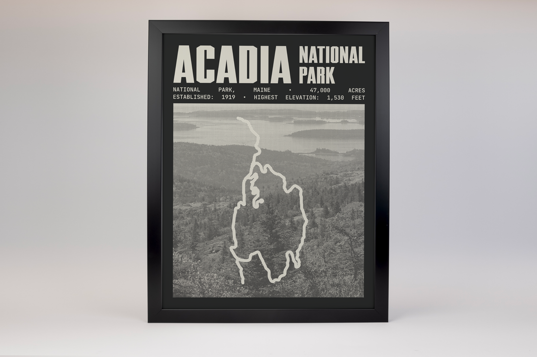 Acadia National Park Poster