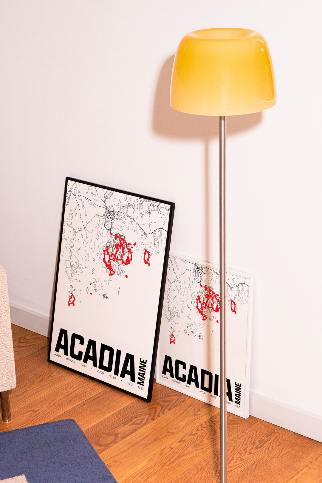Acadia National Park – Perimeter Map Print