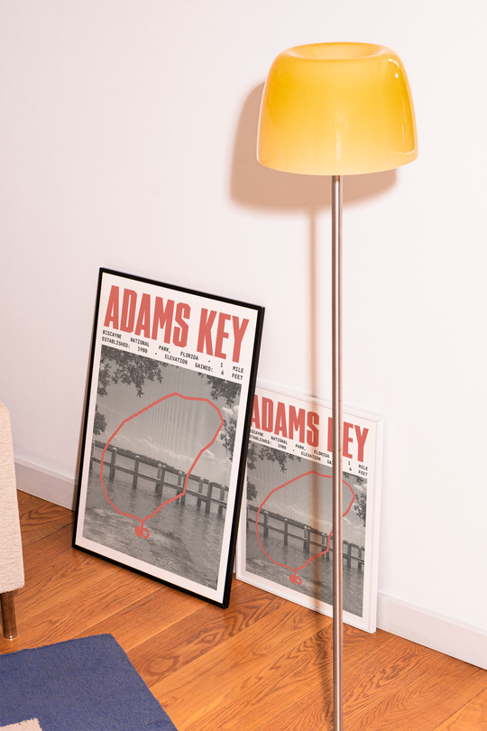 Adams Key Loop Poster | Biscayne National Park Prints