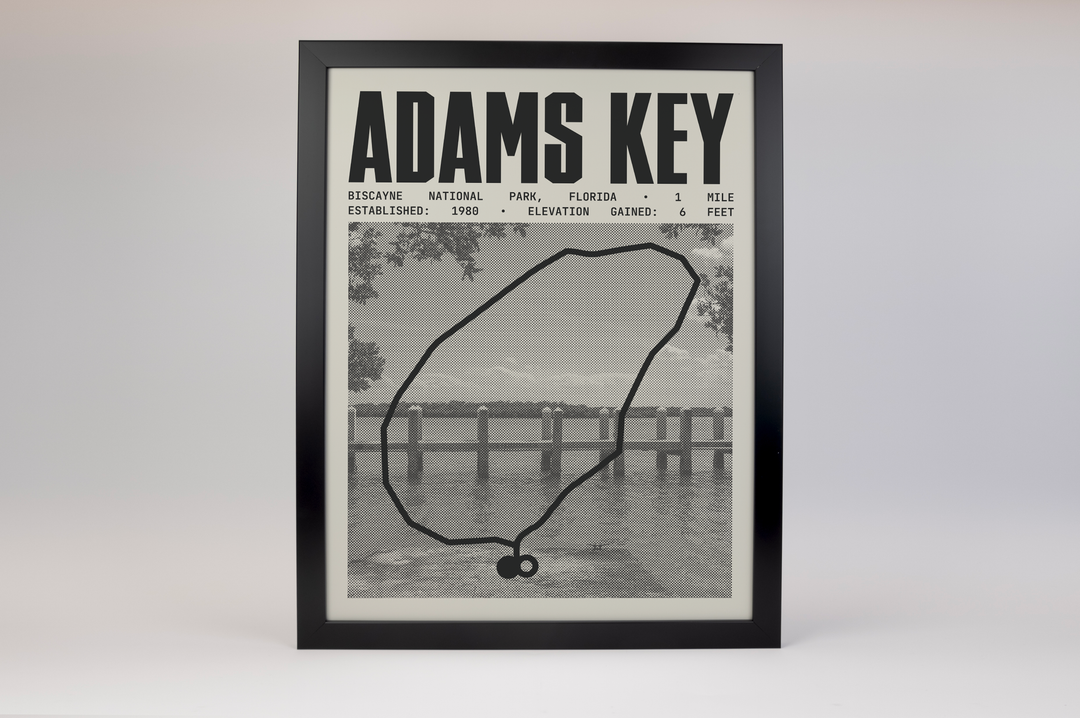 Adams Key Loop Poster | Biscayne National Park Prints