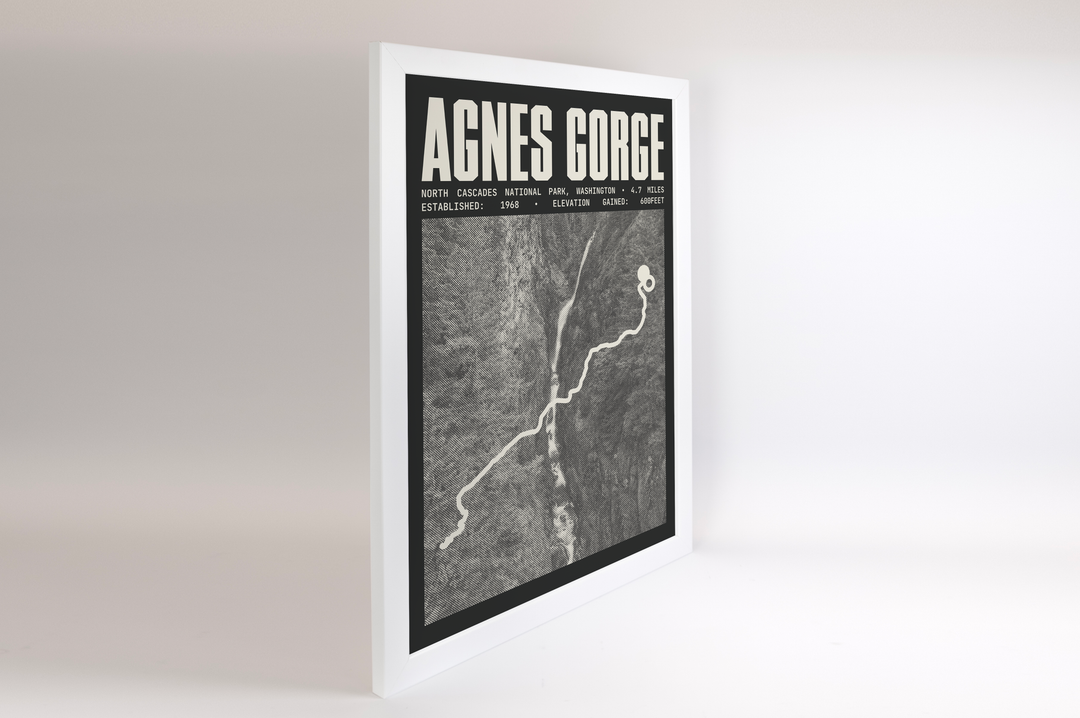 Agnes Gorge Trail Poster | North Cascades National Park Prints