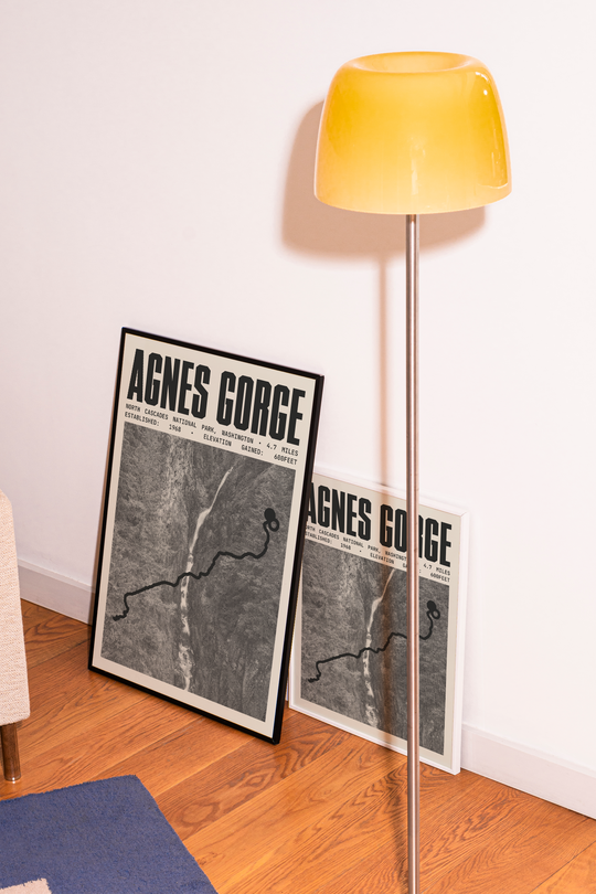 Agnes Gorge Trail Poster | North Cascades National Park Prints