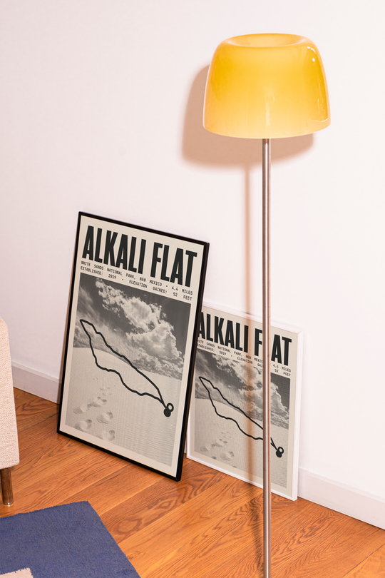 Alkali Flat Trail Poster | White Sands National Park Prints