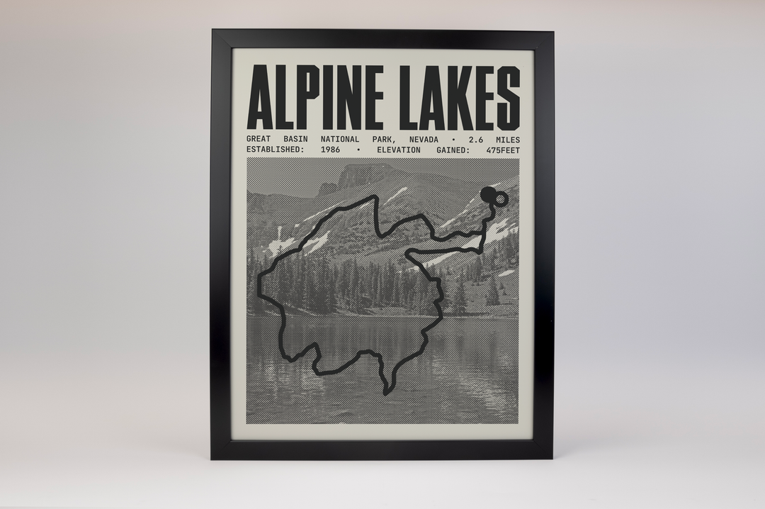 Alpine Lakes Poster | Great Basin National Prints