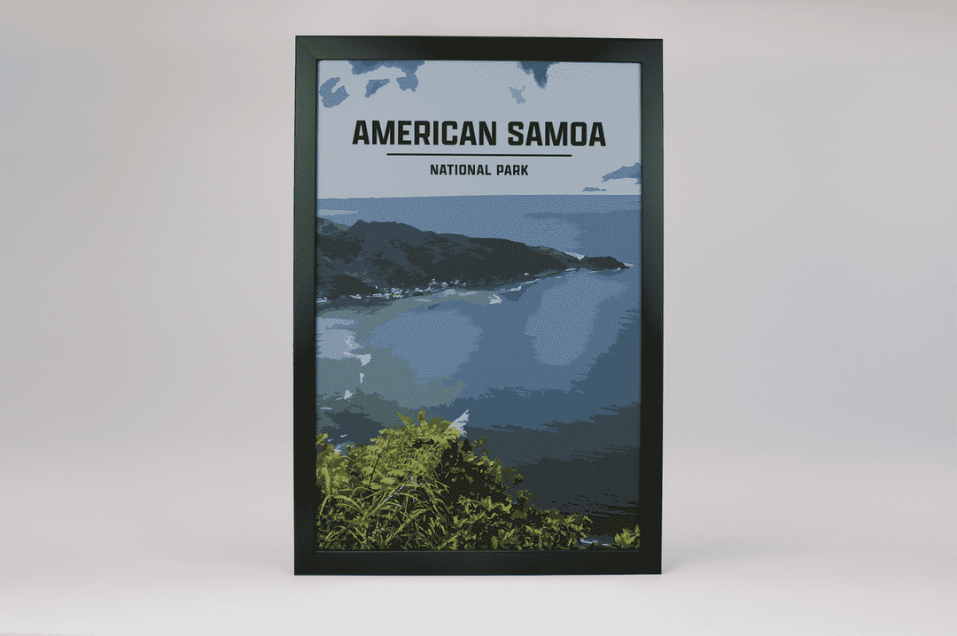 National Park of American Samoa National Park Print | Vintage Style