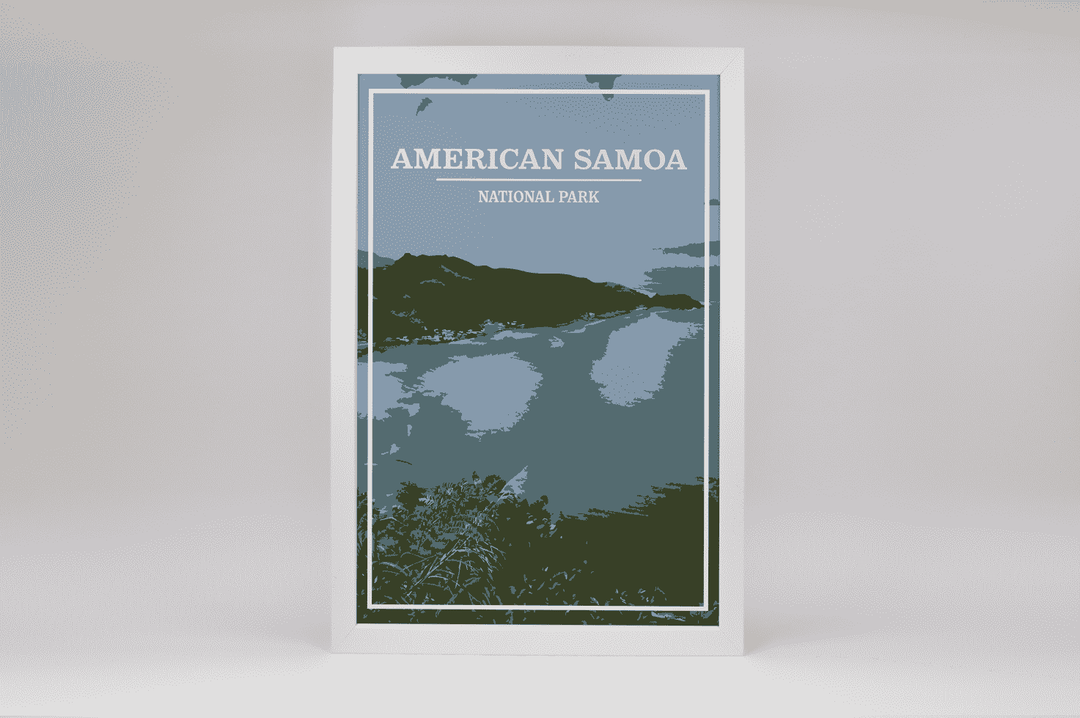 National Park of American Samoa National Park Print | Vintage Style