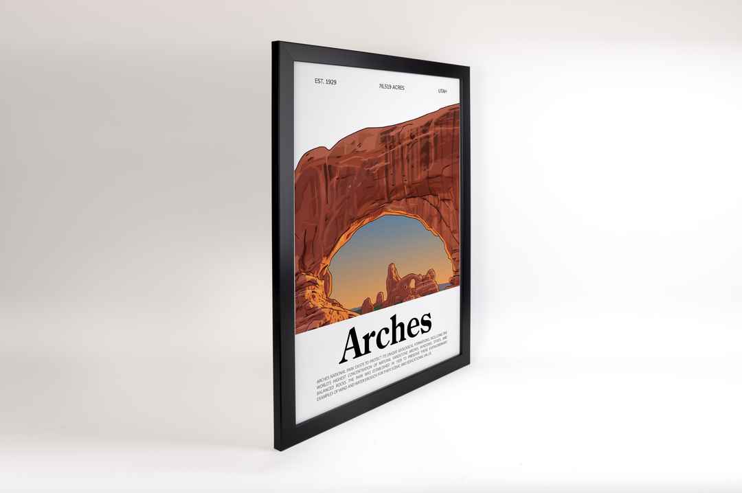 Arches National Park Animated Poster