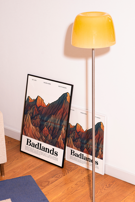 Badlands National Park Animated Poster