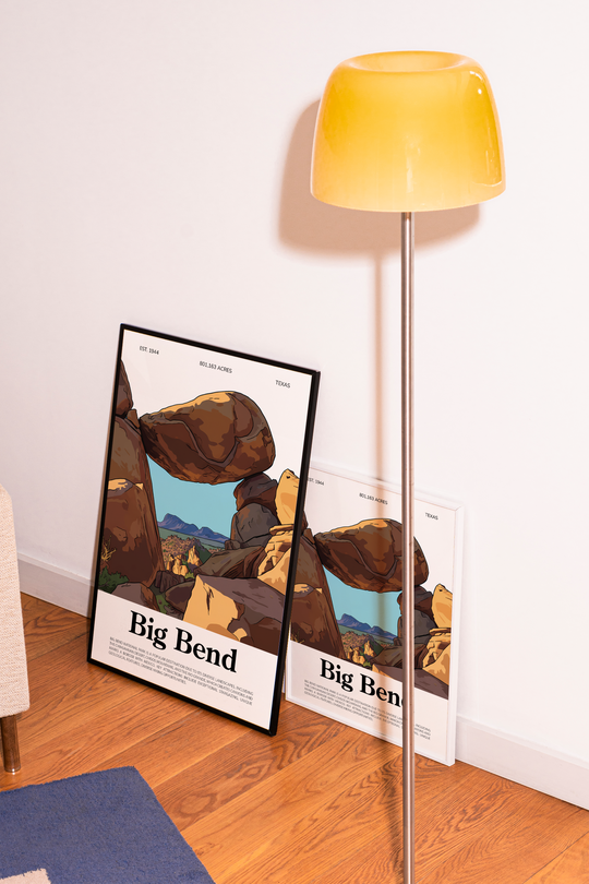 Big Bend National Park Animated Poster