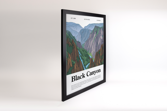 Black Canyon of the Gunnison National Park Animated Poster