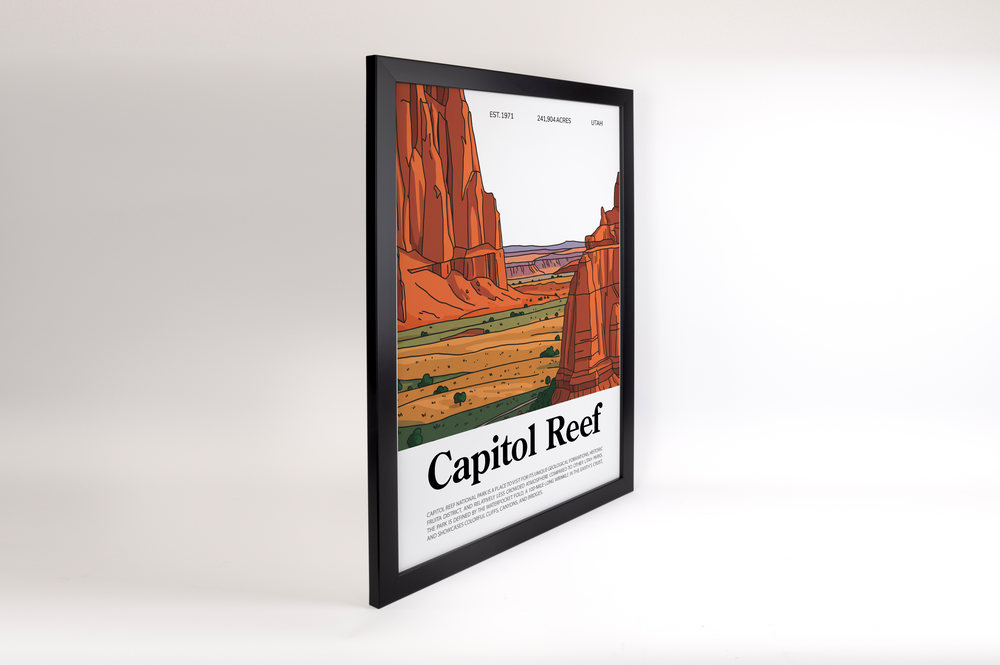 Capitol Reef National Park Animated Poster