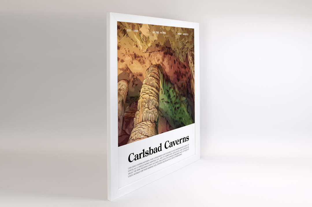 Carlsbad Caverns National Park Animated Poster