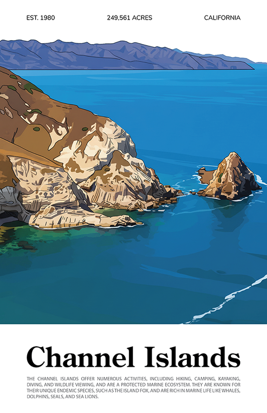 Channel Islands National Park Animated Poster
