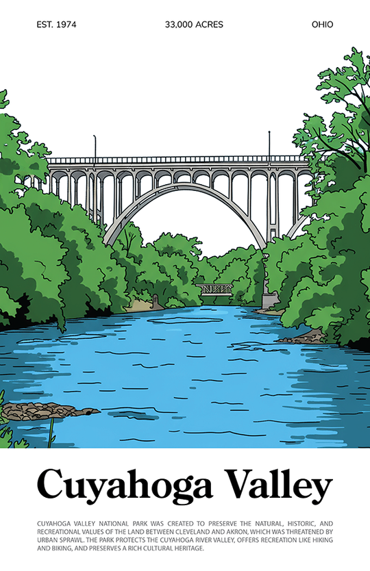 Cuyahoga Valley National Park Animated Poster