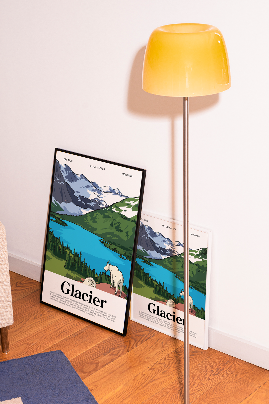 Glacier National Park Animated Poster