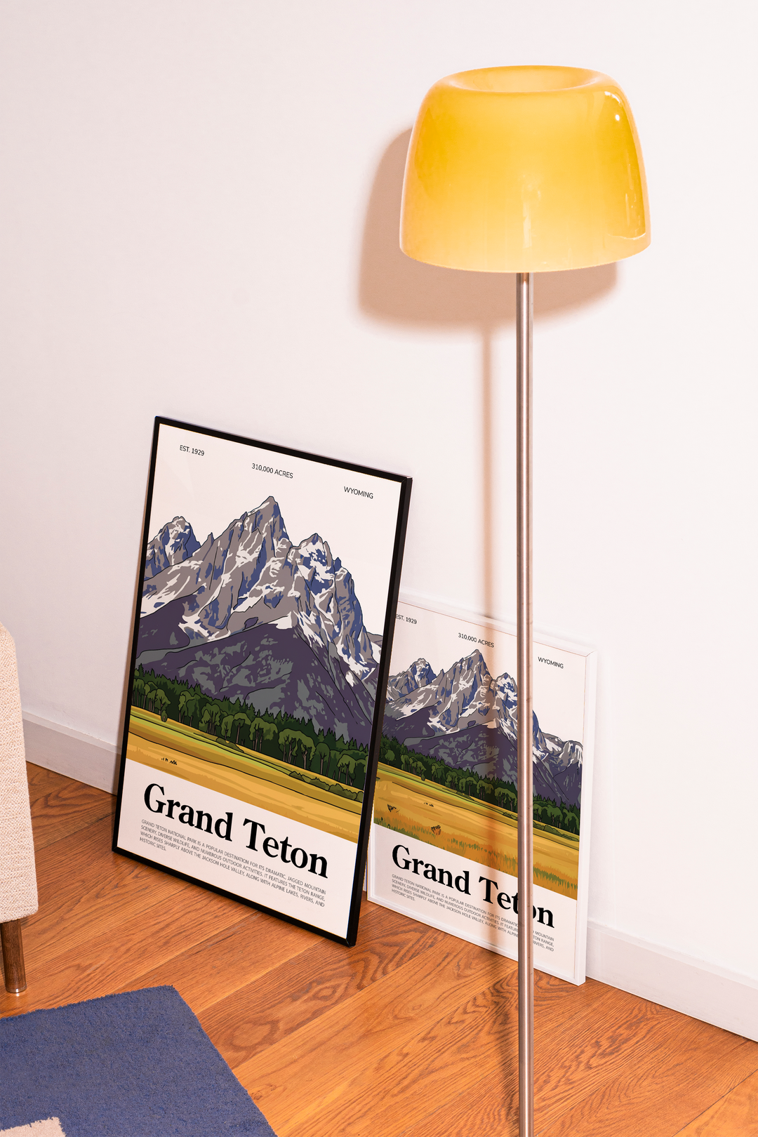 Grand Teton National Park Animated Poster