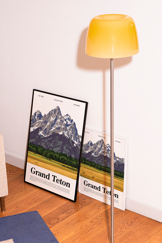 Grand Teton National Park Animated Poster