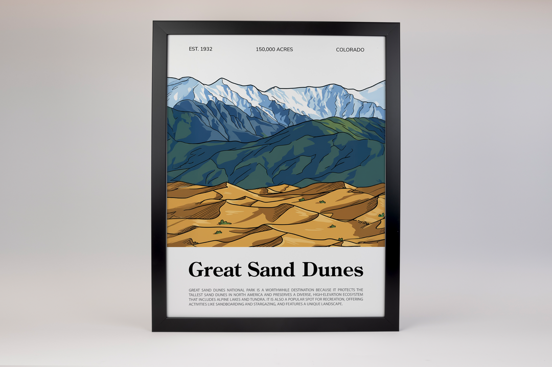 Great Sand Dunes National Park Animated Poster