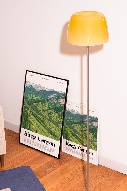 Kings Canyon National Park Animated Poster