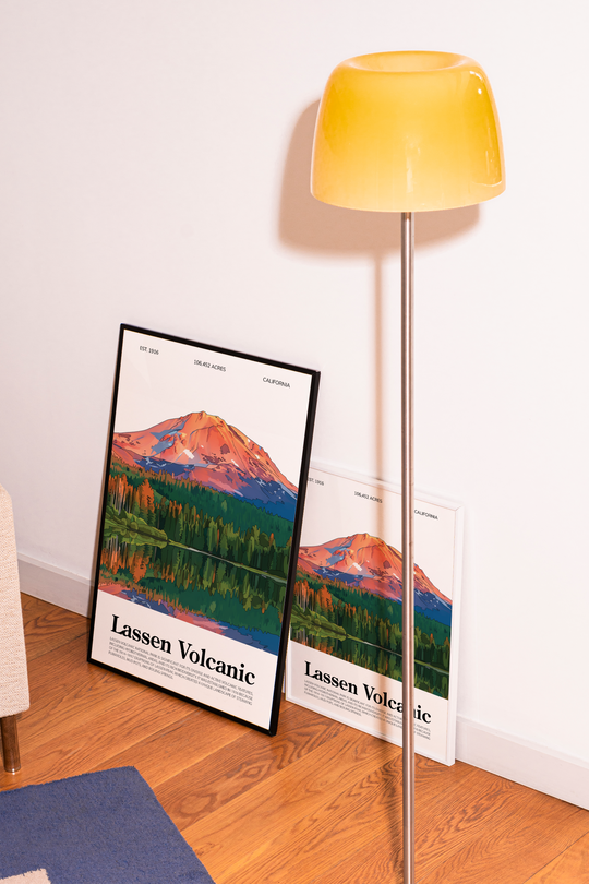 Lassen Volcanic National Park Animated Poster