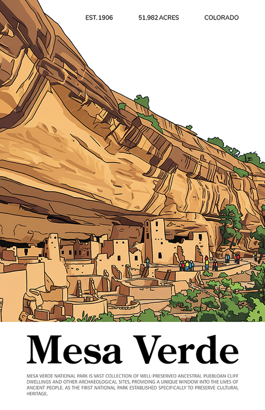 Mesa Verde National Park Animated Poster