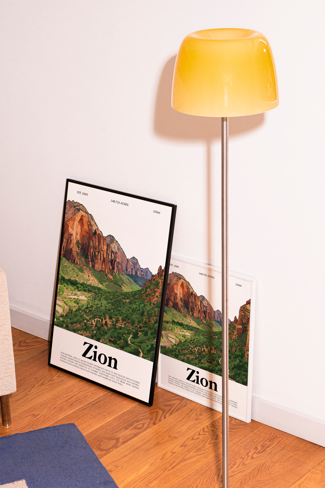 Zion National Park Animated Poster