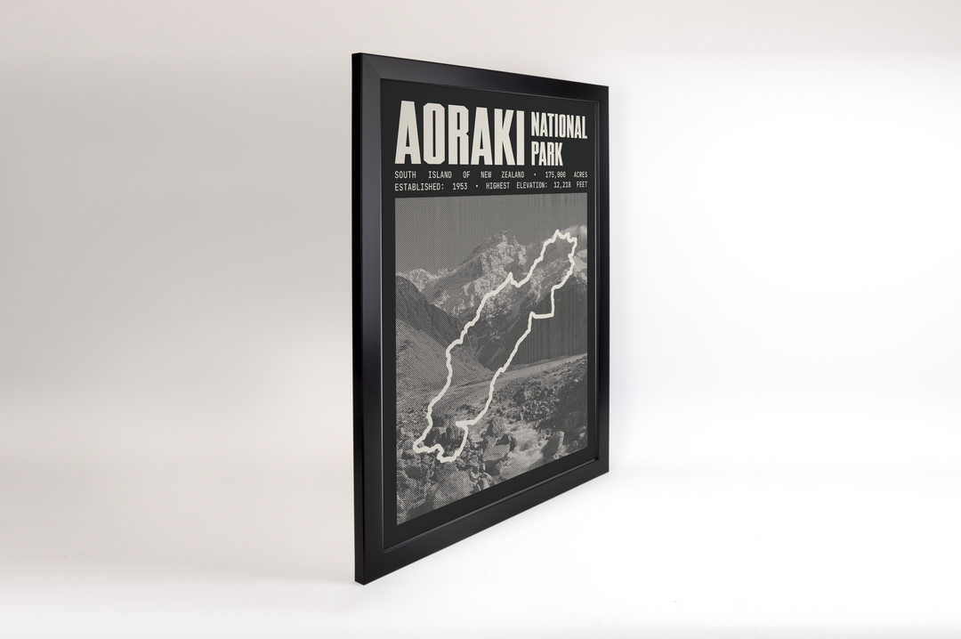 Aoraki Mount Cook National Park Poster