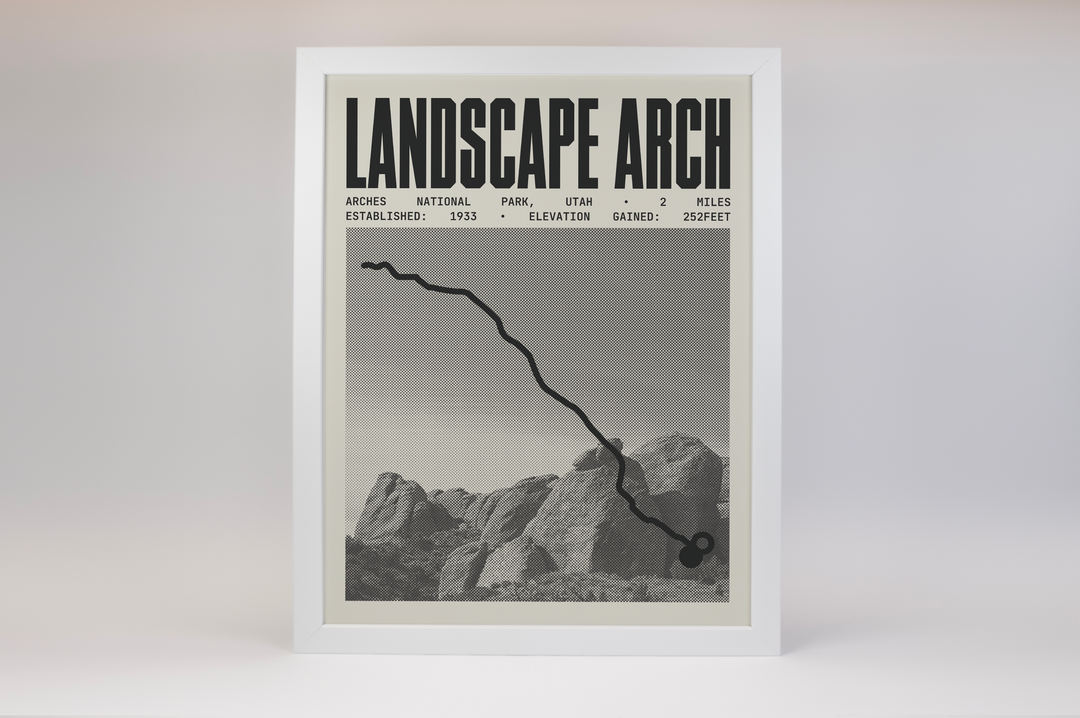 Landscape Arch Poster | Arches National Park Prints