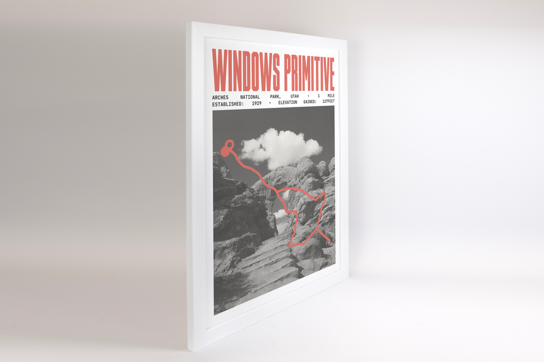 Windows Primitive Loop Poster | Arches National Park Prints