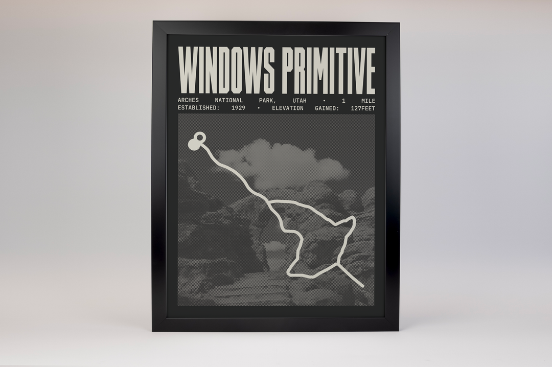 Windows Primitive Loop Poster | Arches National Park Prints