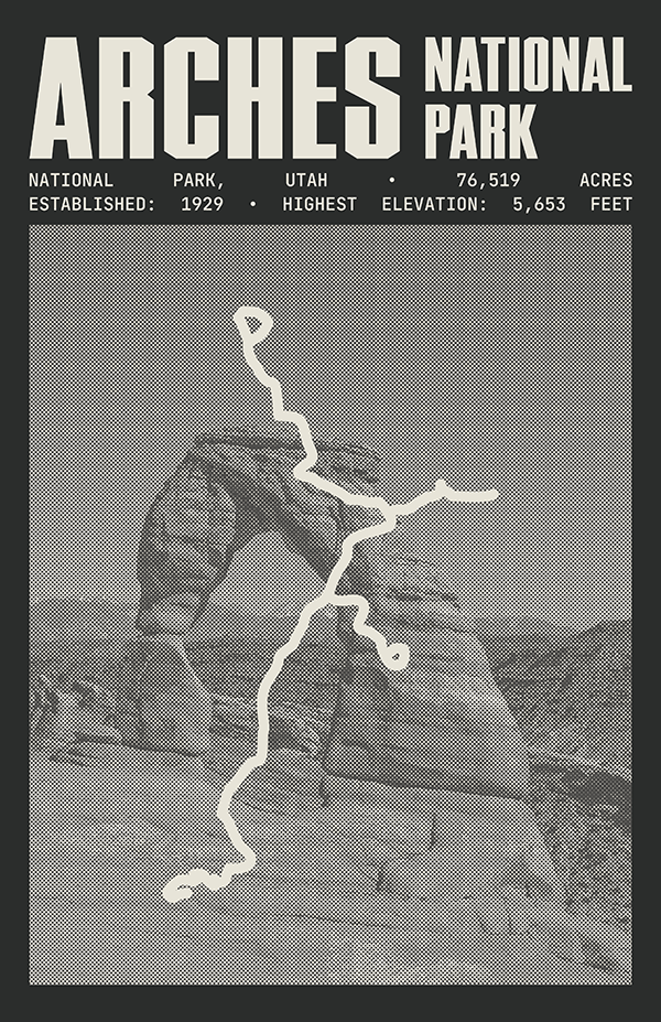 Arches National Park Poster