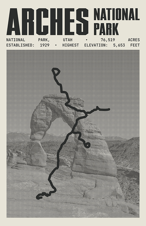 Arches National Park Poster