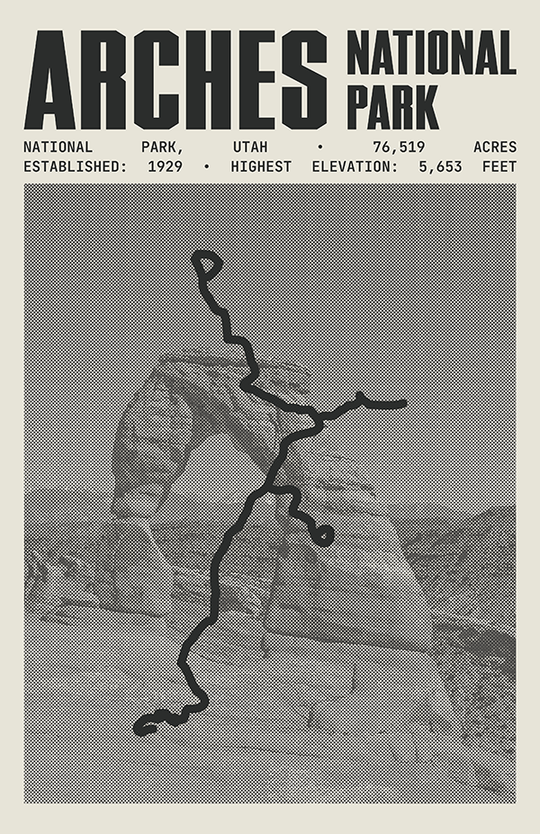 Arches National Park Poster