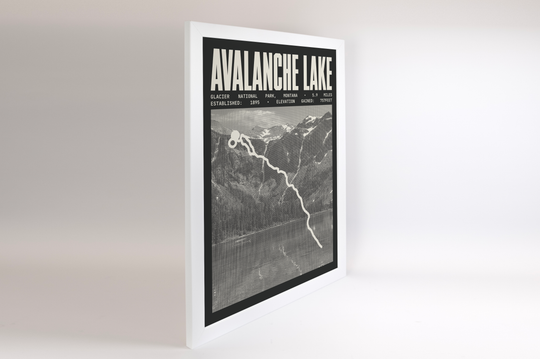 Avalanche Lake Poster | Glacier National Park Prints