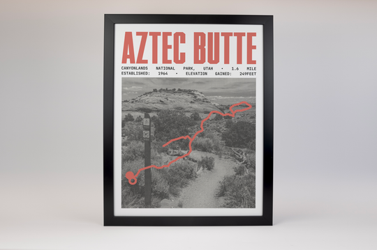 Aztec Butte Trail Poster | Canyonlands National Park Prints