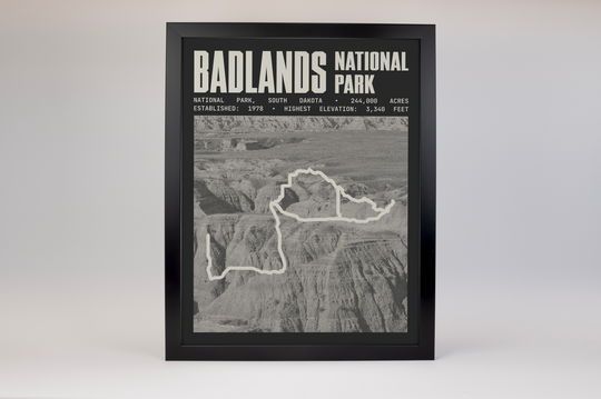 Badlands National Park Poster
