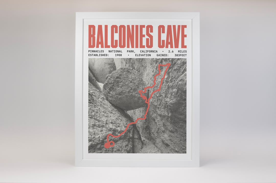 Balconies Cave Trail Poster | Pinnacles National Park Prints