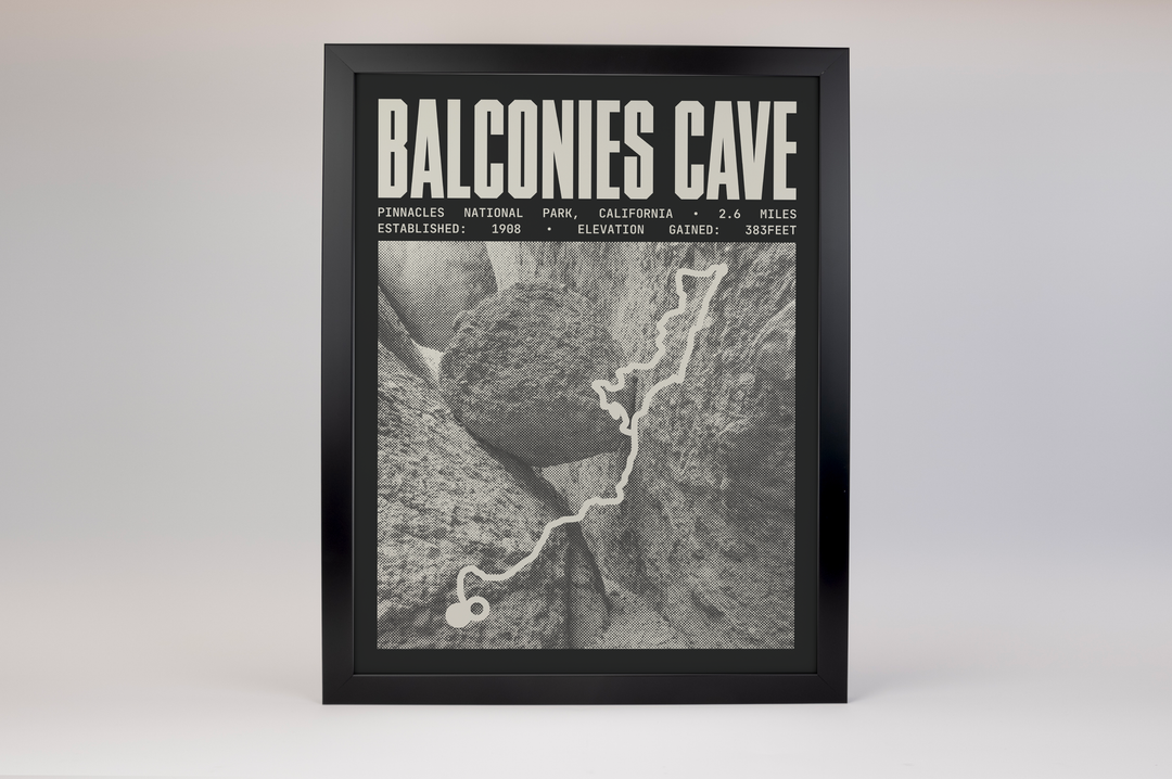 Balconies Cave Trail Poster | Pinnacles National Park Prints