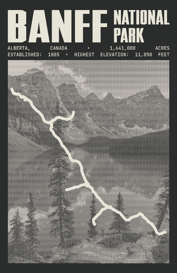 Banff National Park Poster