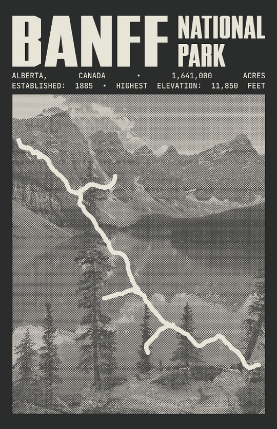 Banff National Park Poster