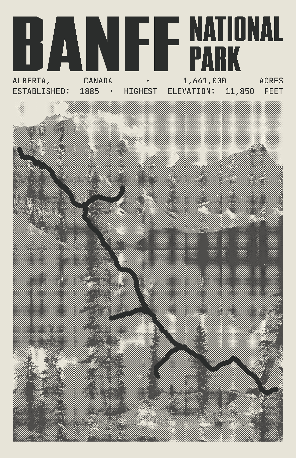 Banff National Park Poster
