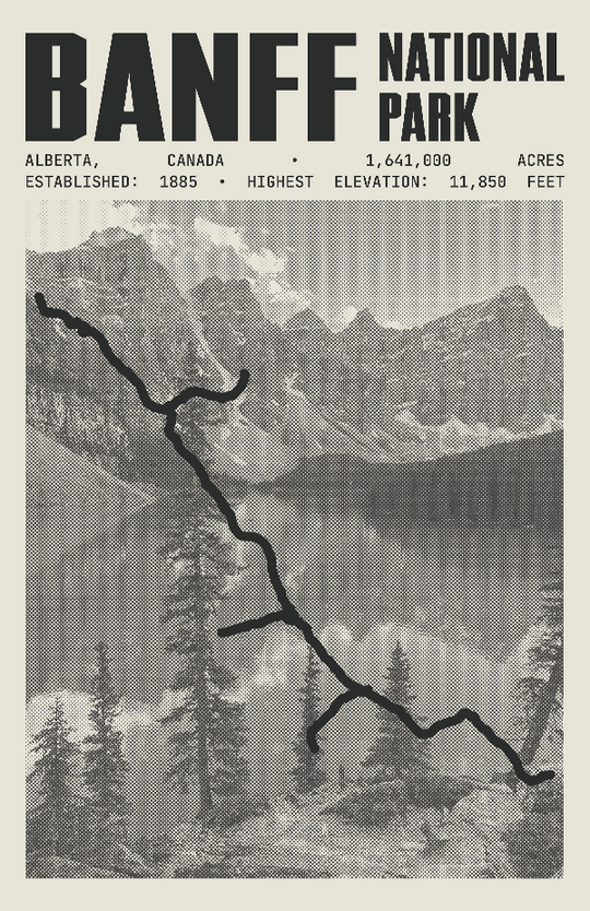 Banff National Park Poster