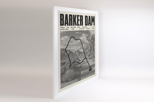 Barker Dam Poster | Joshua Tree National Park Prints