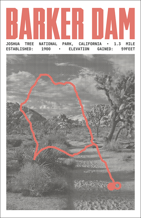 Barker Dam Poster | Joshua Tree National Park Prints