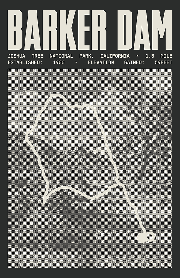 Barker Dam Poster | Joshua Tree National Park Prints