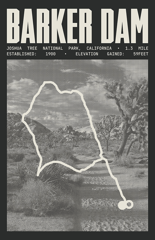 Barker Dam Poster | Joshua Tree National Park Prints