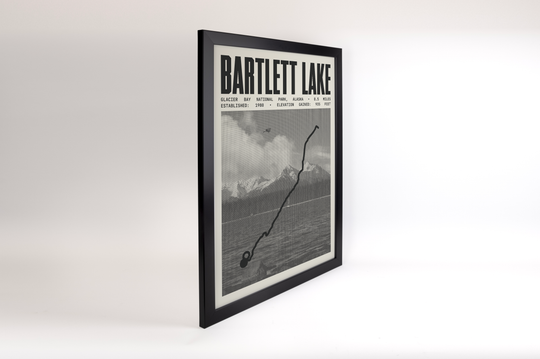 Bartlett Lake Trail Poster | Glacier Bay National Park Prints