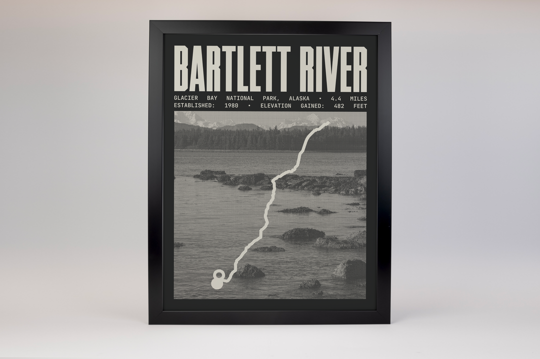 Bartlett River Trail Poster | Glacier Bay National Park Prints