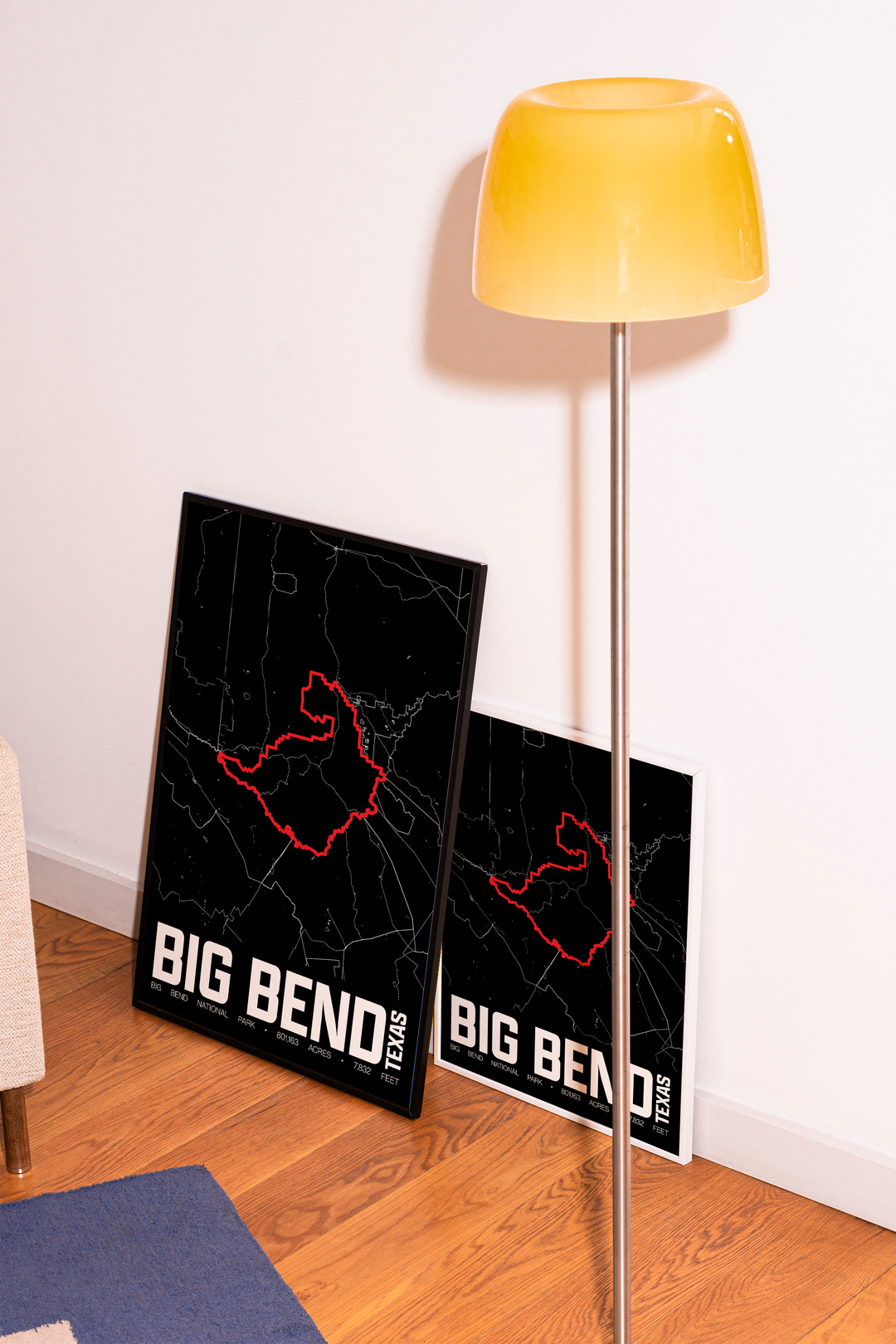 Big Bend National Park – Perimeter Map Print
